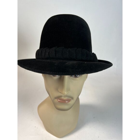 Vintage Borsalino Velour Fedora Hat Made In Italy - Picture 11 of 16